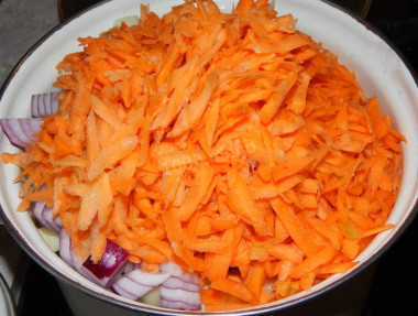 Кабачок перец морковь на зиму